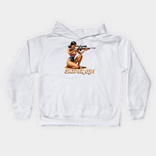 Sniper Girl Kids Hoodie